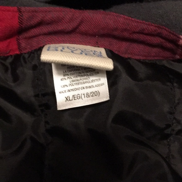 Boys flannel sweatshirt jacket - Picture 5 of 7